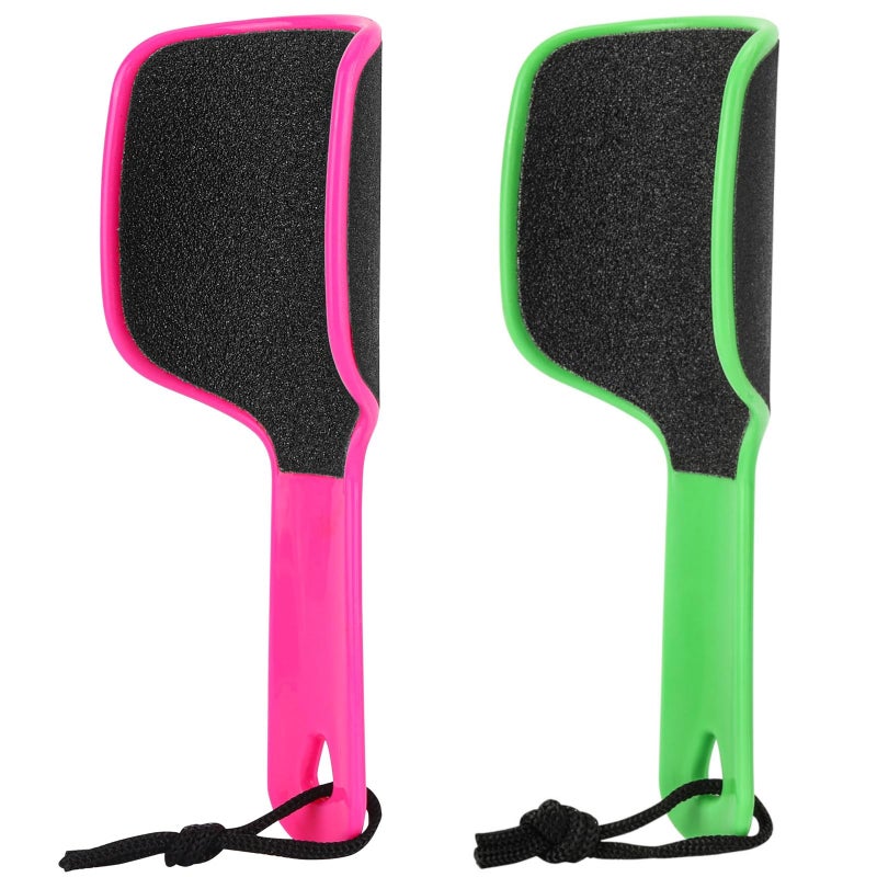 BTYMS 2 Pcs U Shaped Foot Scrubber Curved Foot File Callus Remover for Feet Dual Sided Heel File Scraper Dead Skin Remover - Image 1